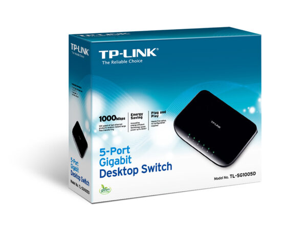 TP-LINK Switch 5-porte Gigabit TL-SG1005D