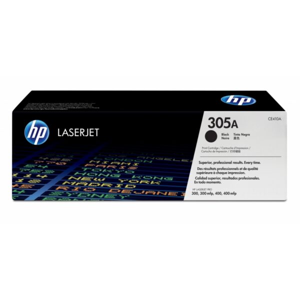 Toner originale Lasejet HP 305A (CE410A) nero